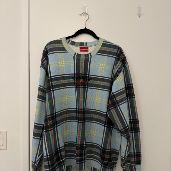 Supreme Plaid Crewneck - Picture 2 of 3